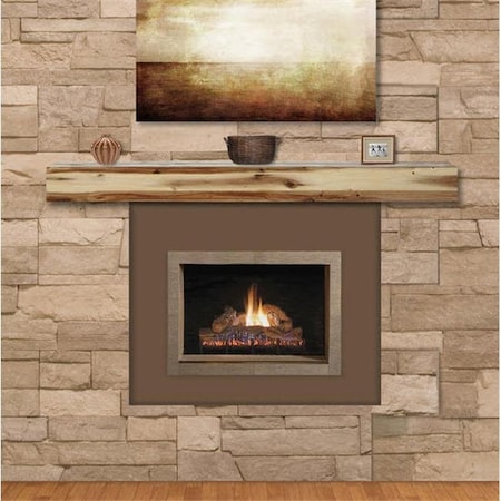 Pearl Mantels Pearl Mantels 492-72-00 72 in. Acacia Shelf or Mantel Shelf with Natural & Distressing 492-72-00